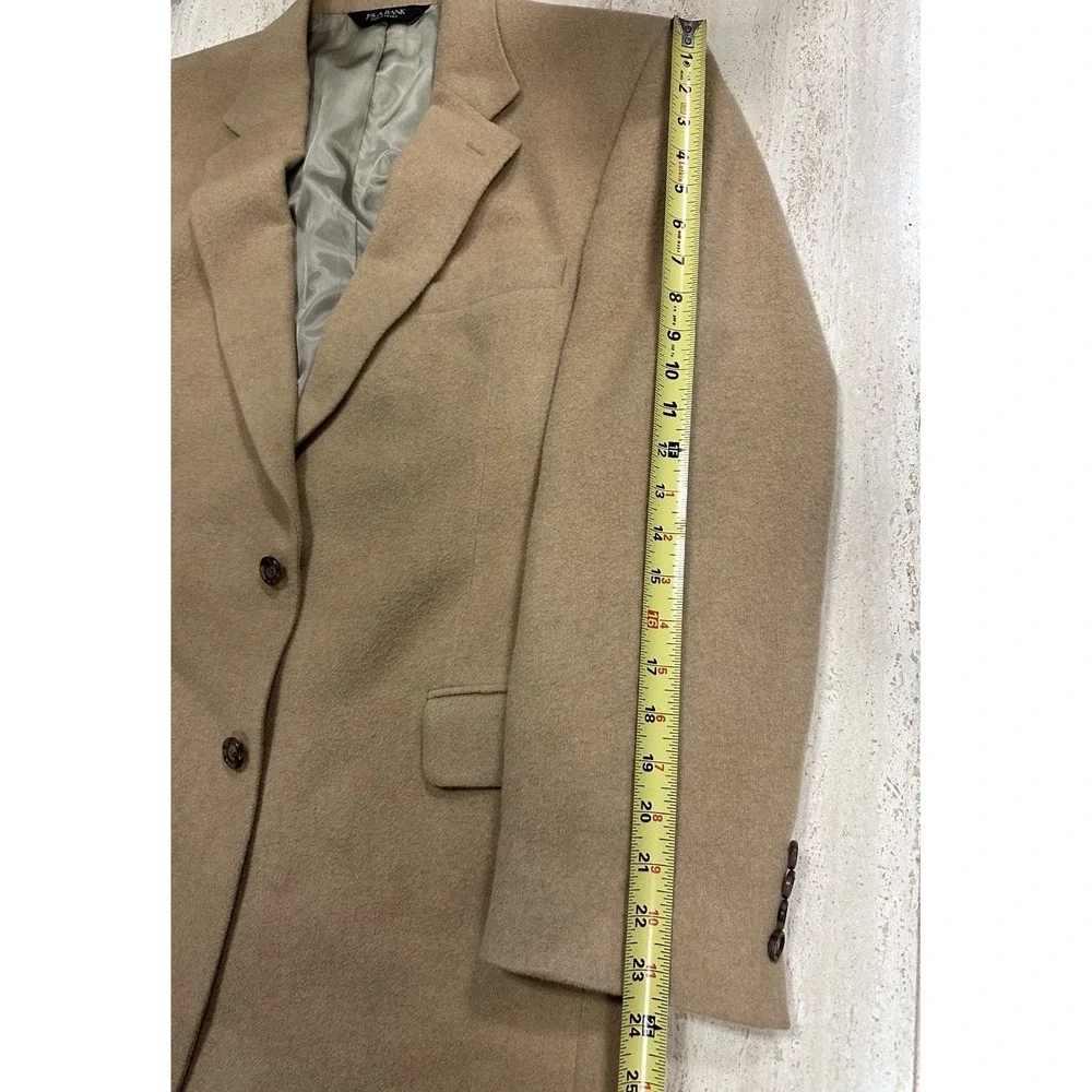 Jos A Bank 100% Camel Hair Blazer‎ Men's 43L Tan Sport Coat Classic Jacket